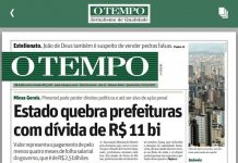 Com dívida de R$ 11 bi do Estado a situação das Prefeituras mineiras pioram a cada dia que passa