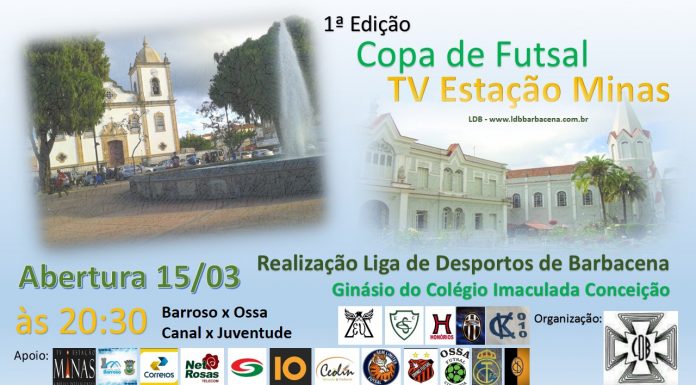 Torneio de futsal em Barbacena