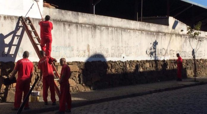 São João Del Rei tem campanha contra a pichação