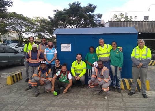 Coletor de reciclagem é inaugurado em Barroso