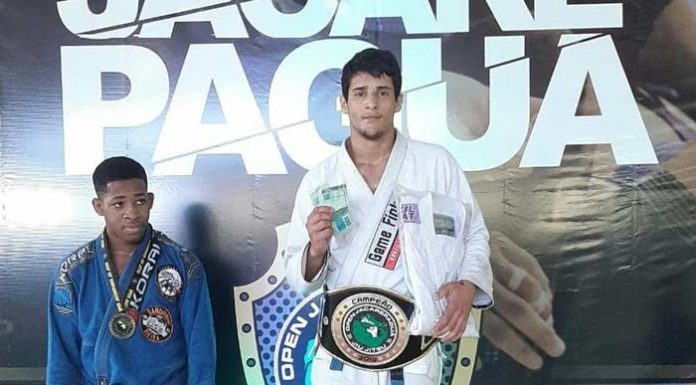 Gabriel Santos conquista mais um ouro no Jiu-Jitsu. Barrosense participará de competição na Califórnia