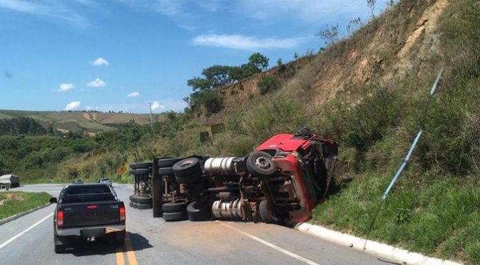 Motorista morre em acidente na BR-265, entre Barroso e São João del Rei