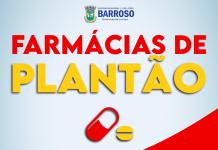Segue os plantões das farmácias em Barroso para este ano