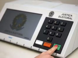 Urna eletrônica usada nas eleições