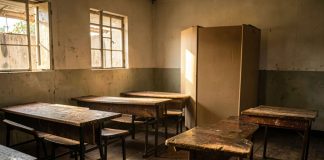 TRE-MG avisou zonas eleitorais sobre prorrogação 1h30 após fim da votação Sala de aula usada como seção eleitoral vazia ao fim da tarde